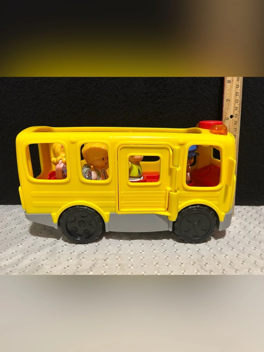 Fisher Price Little People Sit With Me School Bus Toy Figures Collection Works
